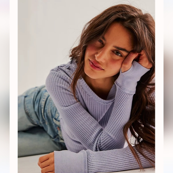 We The Free Roll With It Thermal - Icelandic Blue - Women’s Large - NWT - Picture 4 of 8